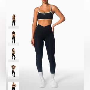 437 V Legging Black Size Medium